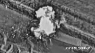 תיעוד מתקיפת מטוסי קרב מסוג F5 ומשגרים באיראן