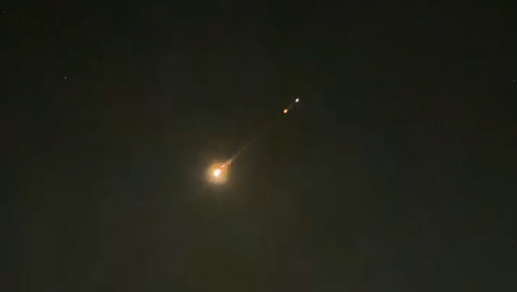  יירוטים ברחבי הארץ בעקבות שיגורים מאיראן