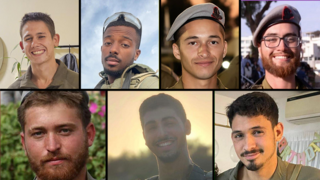 הנופלים באסון הכבד בחאן יונס שחר מנואב, מעיין פרלשטיין, ניב רדיע, רונן שפירו, רונאל בן משה ומתן שי ישינובסקי ז"ל