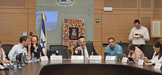 ועדת הפנים והגנת הסביבה של הכנסת דיון על פערי מיגון מבצע עם כלביא