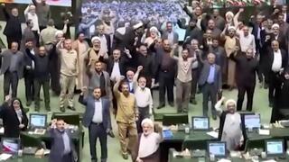 קריאות מוות לישראל בפרלמנט של איראן