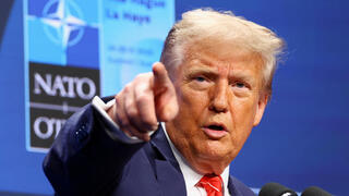 "נלחמנו על ההישרדות של ישראל". טראמפ נשיא ארה"ב דונלד טראמפ פסגת נאט"ו