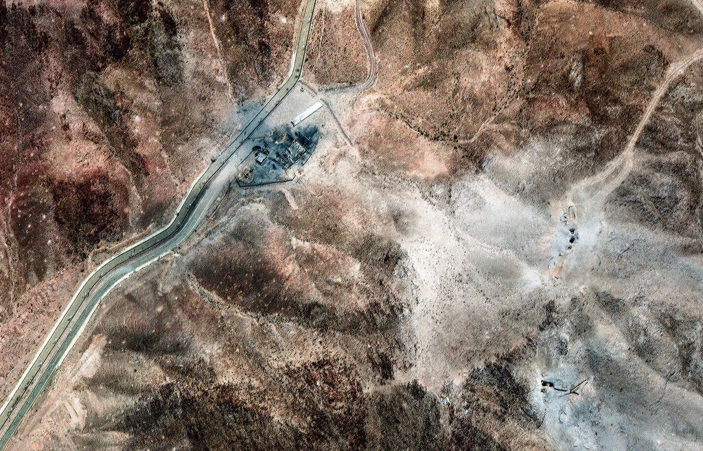 הנזק למתקן הגרעיני בפורדו | צילום: Maxar Technologies/REUTERS yk14419869
