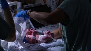 לידה במתחם ממוגן בבית החולים "ליס" 