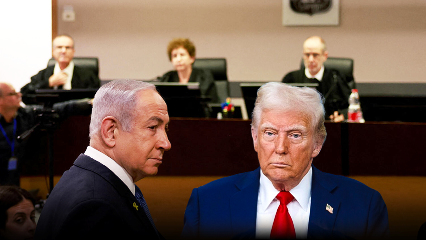 רה"מ בנימין נתניהו נכנס לאולם הדיונים על מנת לתת עדות תיקי אלפים