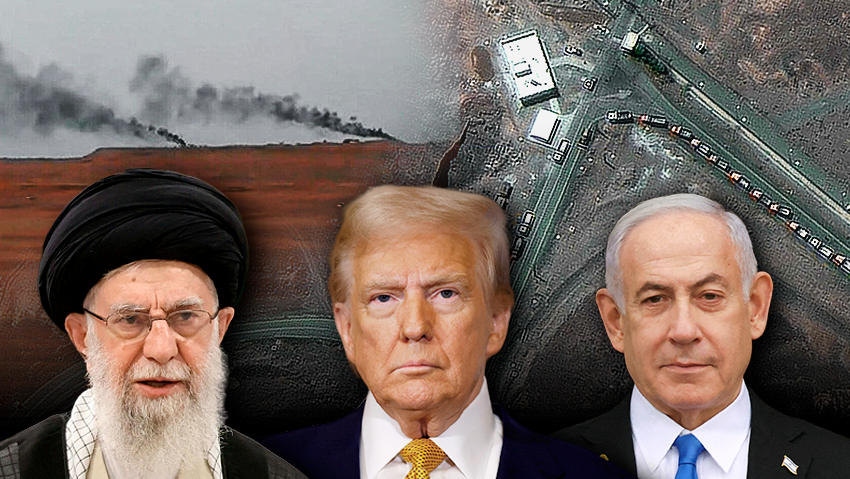 علی خامنه‌ای، دونالد ترامپ، بنیامین نتانیاهو (عکس: عطا جبار / AFP، کوین لامارک / رویترز، سارا میسونیه / AP)