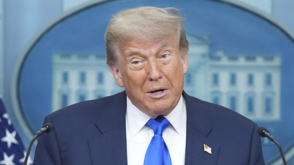 Donald Trump (Photo: Jacquelyn Martin / AP) נשיא ארה"ב דונלד טראמפ