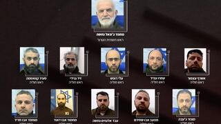 גרפיקה של ראש התשתית, ראשי החוליות ותמונתו של המחבל שביצע את הפיגוע ירי בבני נעים בשנת 2010