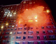 בניין שהופצץ באודסה | צילום: אי־אף־פי yk14423234