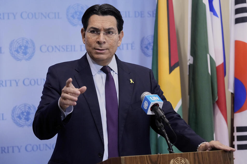 Israeli Ambassador to the United Nations Danny Danon (Photo: AP Photo/Richard Drew) דני דנון