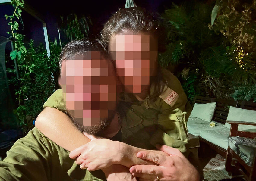 הדר ואברהם, מודיעין | הורים לשני ילדים. הדר: כ־320 ימי מילואים | אברהם: למעלה מ־200 ימי מילואים yk14427764