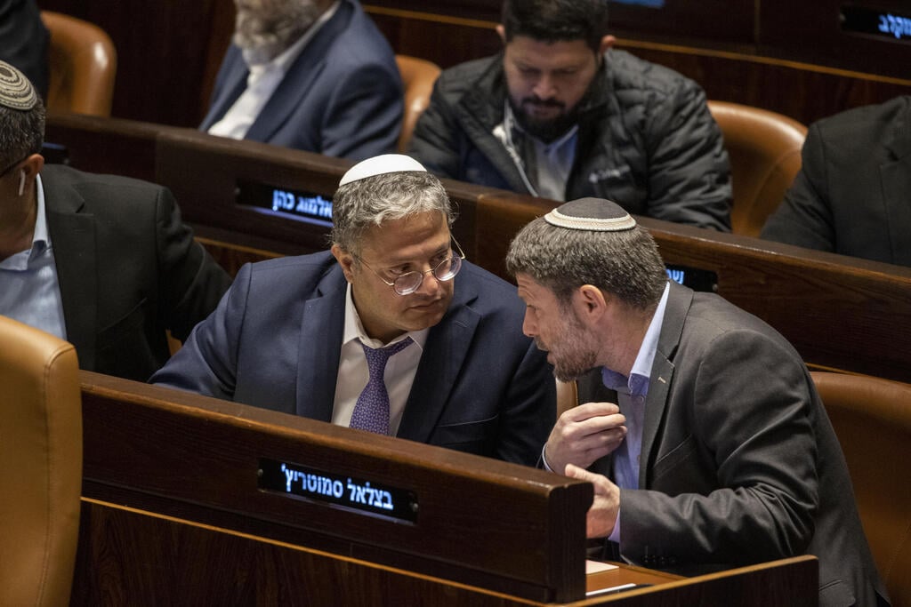 איתמר בן גביר ובצלאל סמוטריץ'. לא משיקולים אסטרטגיים (צילום: עמית שאבי) איתמר בן גביר ובצלאל סמוטריץ'