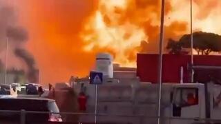 רומא איטליה עשן פיצוץ תחנת דלרק
