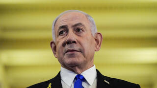 ראש הממשלה בנימין נתניהו מדבר עם עיתונאים בבית הלבן וושינגטון ארה