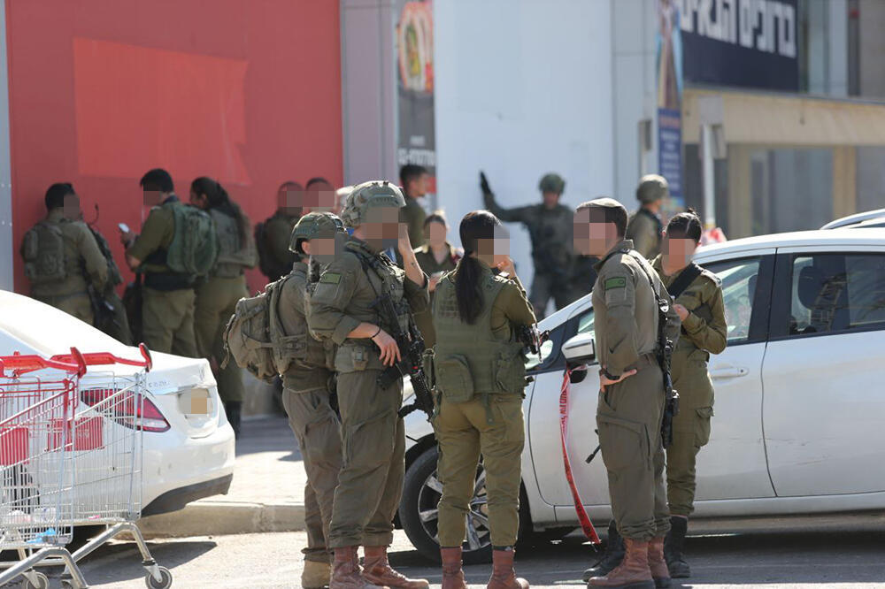 צילום: אלכס קולומויסקי זירת הפיגוע בגוש עציון