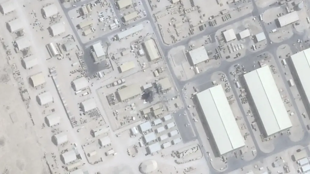 Al-Udeid Air Base in Qatar. Attacked at the end of the "12-day war' (Photo: Planet Labs PBC via AP) בסיס חיל האוויר אל-עודייד