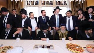 משלחת הרבנים החרדים הבכירים במסע גיוס הכספים בארה