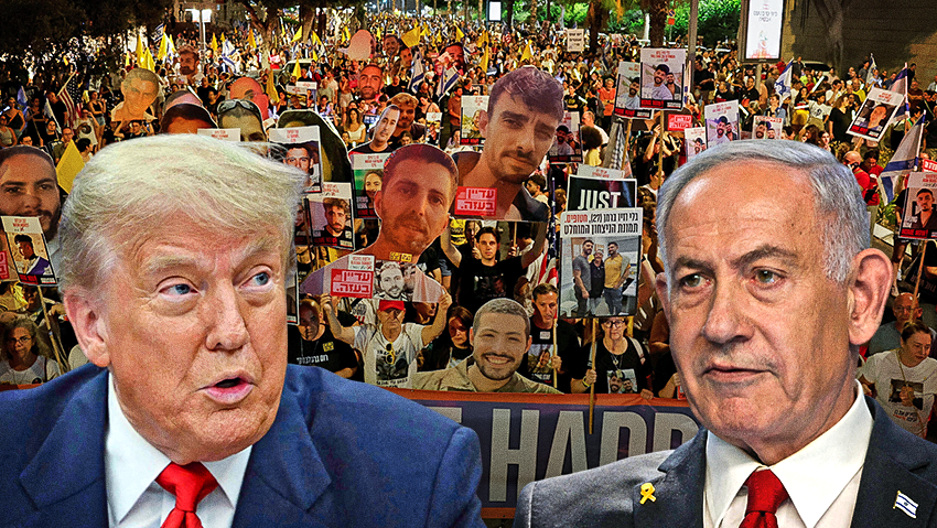 U.S. President Donald Trump, Prime Minister Benjamin Netanyahu 