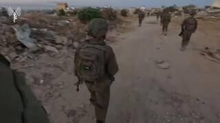צוות הקרב של חטיבת הצנחנים בלחימה בחאן יונס