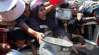 חלוקת מזון בעזה
