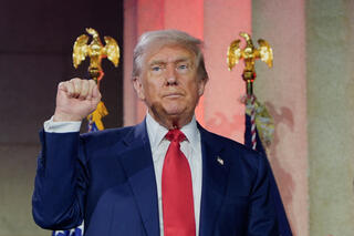 הנשיא טראמפ באירוע הצגת תוכנית ה-AI של הממשל