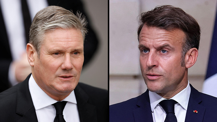 עמנואל מקרון, קיר סטארמר 