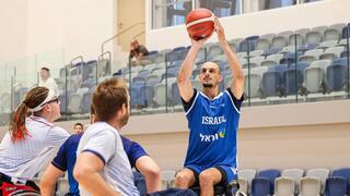 נבחרת ישראל במפגש עם נבחרת נכי צה