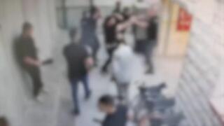 תקיפת שני מאבטחים בבית החולים האנגלי בנצרת