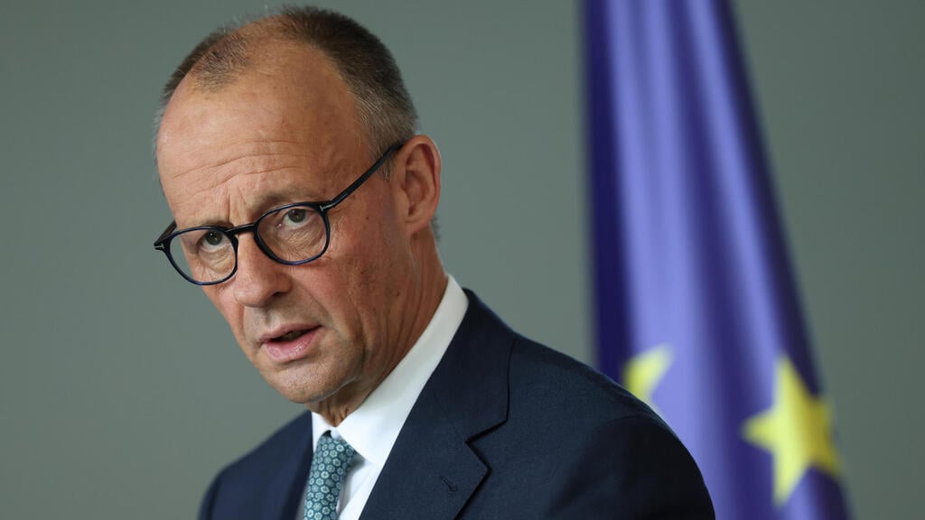 German Chancellor Friedrich Merz (Photo: Sean Gallup/Getty Images) פרידריך מרץ
