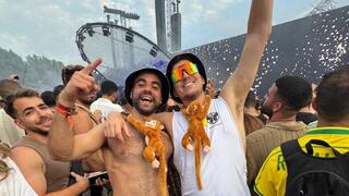 המבלים הישראלים בפסטיבל טומורולנד, בלגיה