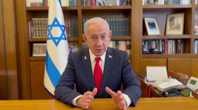 נתניהו בסרטון למשפחות החטופים