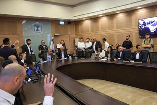 חנוך מילביצקי בוועדת הכספים אחרי ההצבעה על מינויו