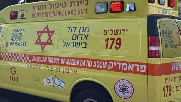 זירת תאונת הדרכים בשדרות נווה יעקב בירושלים