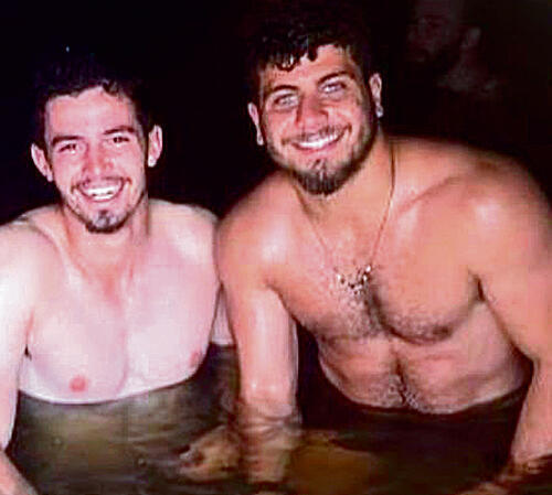 זיו יאיר (מימין) וחברו יפתח יעבץ ז"ל yk14465946