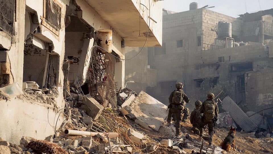 IDF soldiers in Gaza (Photo: IDF Spokesperson's Unit) yk14468337