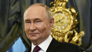 נשיא רוסיה פוטין עם נשיא אחוד האמירויות מוחמד בן זאיד