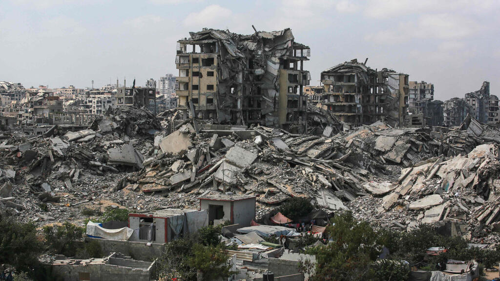 ההרס בעזה: התמונות מתסיסות את הרחוב הפלסטיני (צילום: Bashar TALEB / AFP) ההרס בעזה