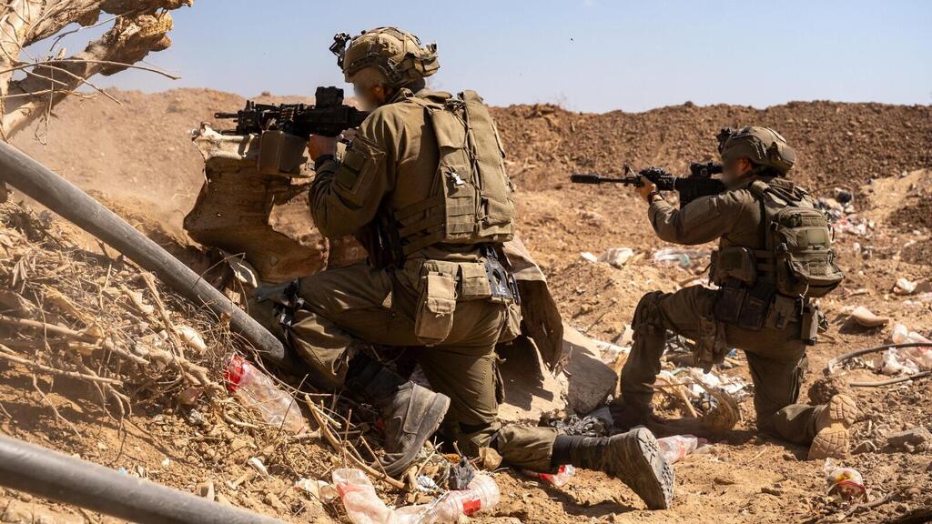 IDF troops in Gaza (Photo: IDF Spokesperson's Unit) צוות הקרב של חטיבה 401 חיסל צלף שירה לעברם