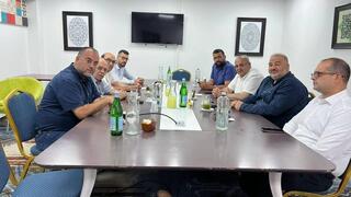 מנהיגי ארבע המפלגות הערביות