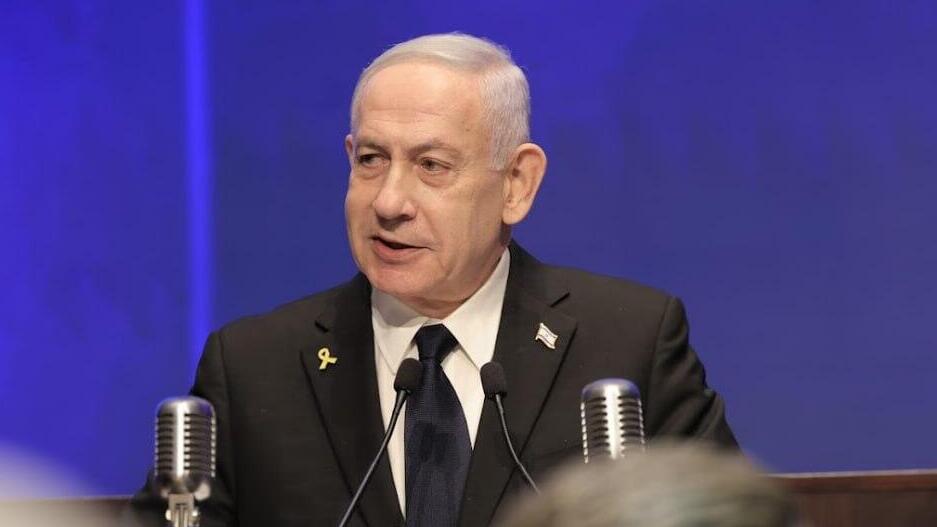 Prime Minister Benjamin Netanyahu (Photo: Knesset Spokesperson, Esti Efrati) נתניהו בטקס פתיחת מוזיאון הכנסת