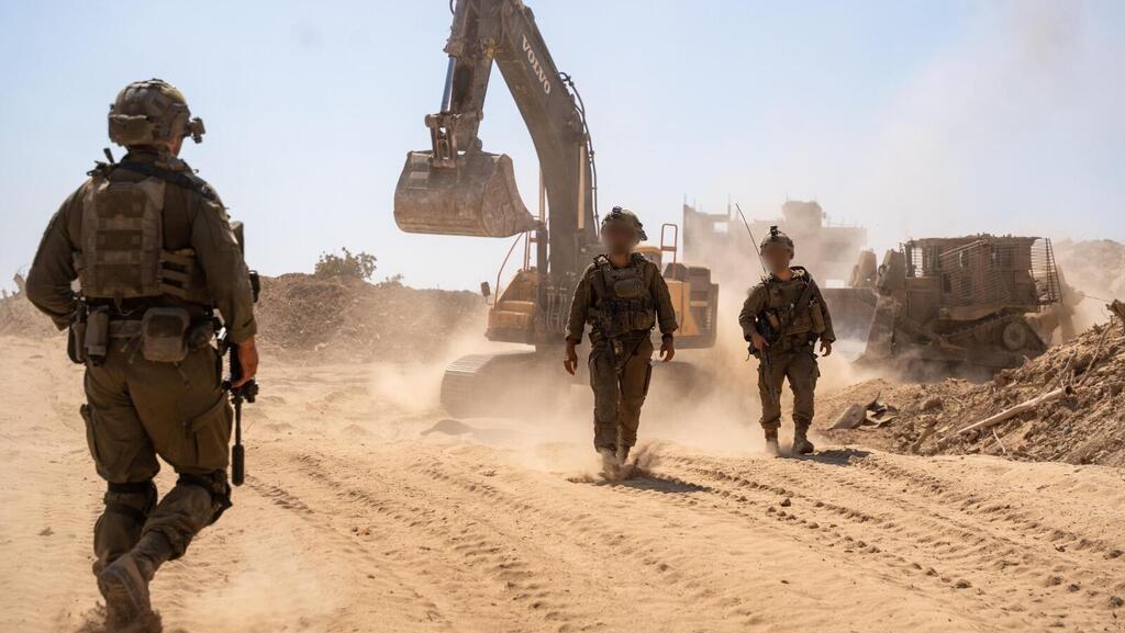 IDF troops in Gaza (Photo: IDF Spokesperson's Unit) פעילות כוחות צה"ל ברצועת עזה