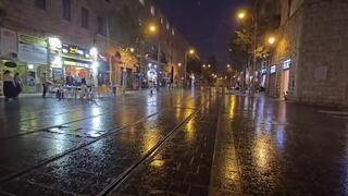 למרות השרב: גשם בירושלים 