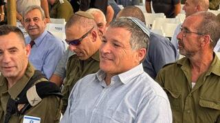 דוד זיני בטקס חילופי מפקד פיקוד הצפון