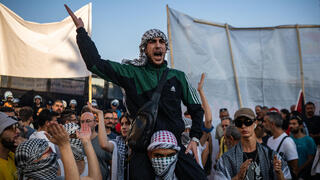 מחאה פרו פלסטינית ביוון מחאה פרו פלסטינית ביוון