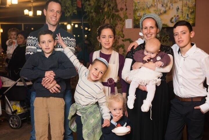 The Ben-Menachem family (Photo: Courtesy of the family) משפחת בן מנחם