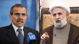 נואף סלאם ראש ממשלת לבנון ו מזכ