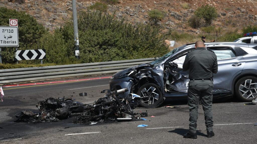 שני הרוגים בתאונת דרכים בין אופנוע לכלי רכב