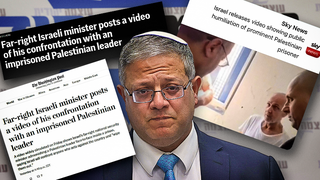 כותרות העולם על ביקור בן גביר בתא של ברגותי