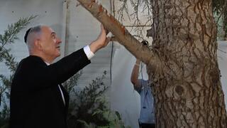 ראש הממשלה נתניהו בביקור בעפרה