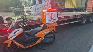 זירת תאונת הדרכים בכפר יונה